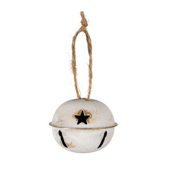 White Metal Nordic Bell Decoration