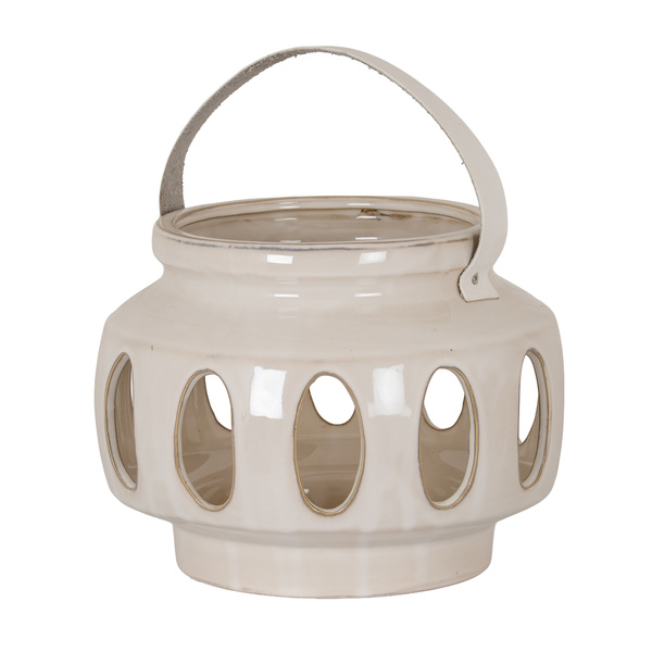 Novi Large Ceramic Oval Window Lantern