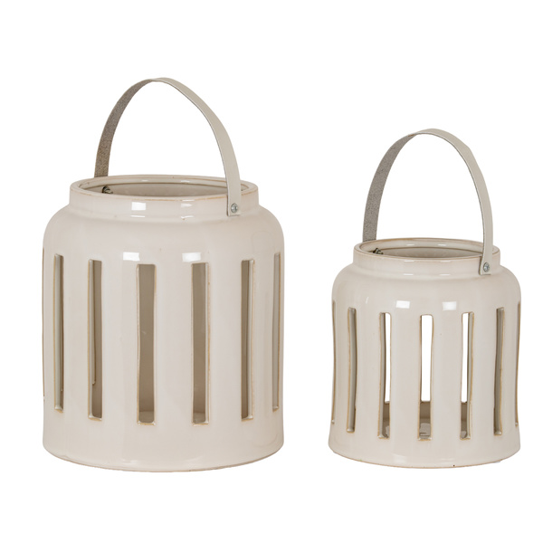 Novi Large Ceramic Rectangle Window Lantern