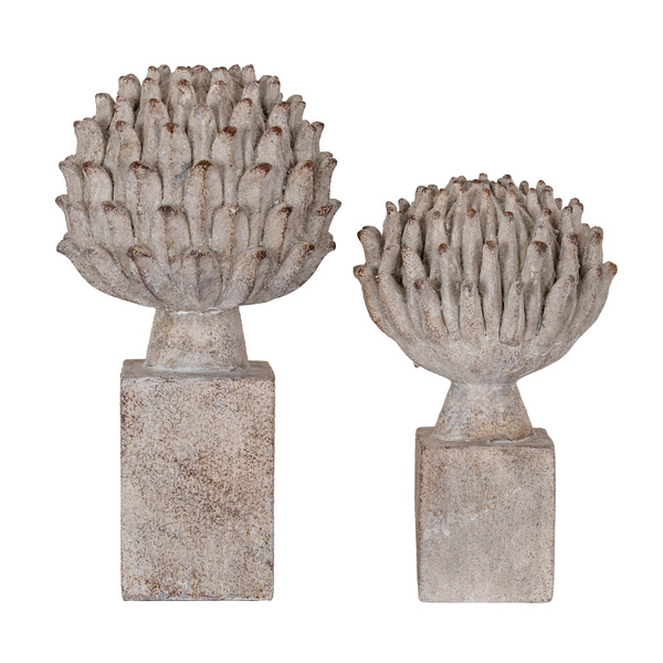 Ferro Large Artichoke on Plinth