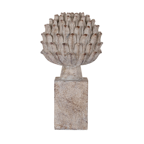 Ferro Large Artichoke on Plinth
