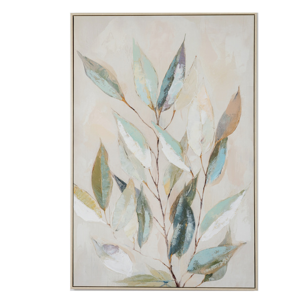 Willow Light Handpainted Canvas in Frame
