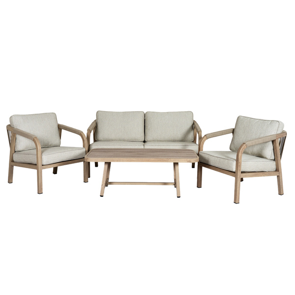 Harlow Collection Outdoor 4 Seater Lounge Set