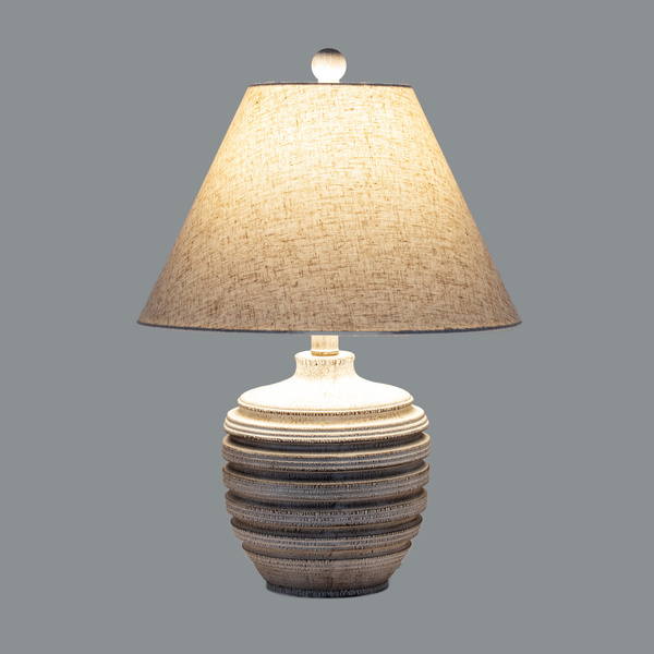 Beacon Table Lamp With Linen Shade