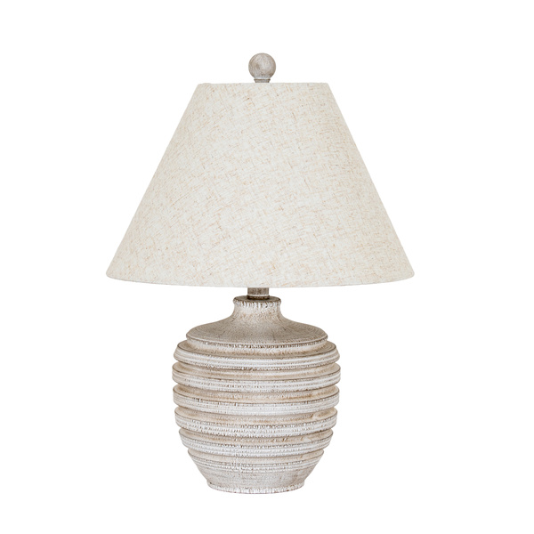 Beacon Table Lamp With Linen Shade