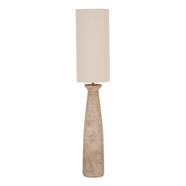 Dune Floor Lamp With Linen Shade