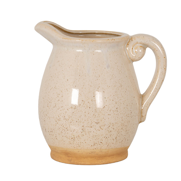 Large Speckled Ceramic Jug