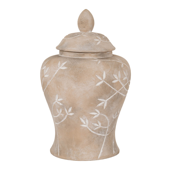 Large Lace Flower Ginger Jar