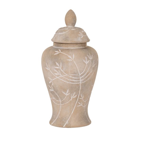 Small Lace Flower Ginger Jar