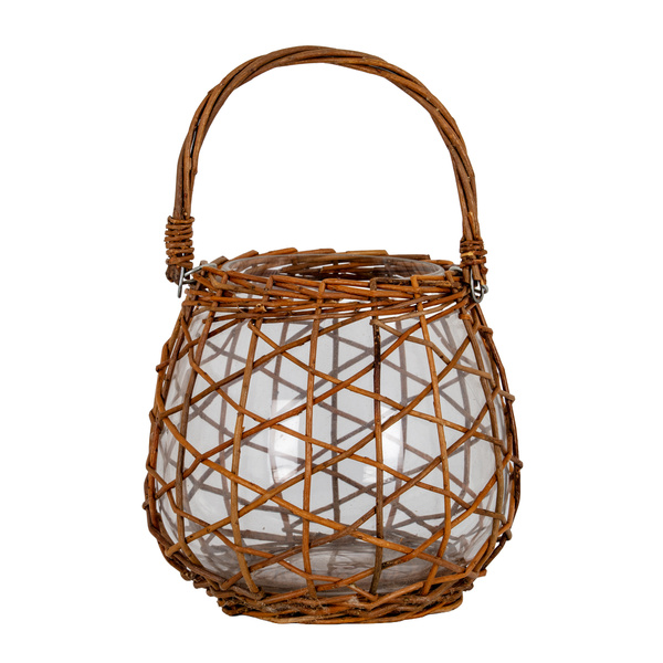 Briar Collection Large Wicker Lace Lantern