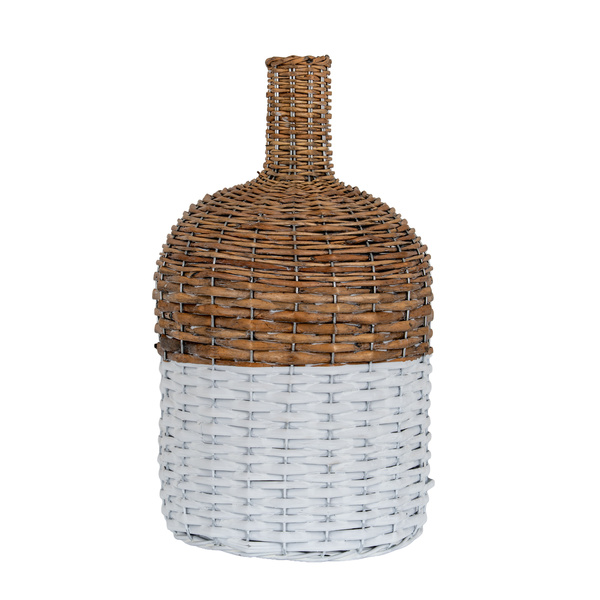 Briar Collection Large Wicker Bottle Vase