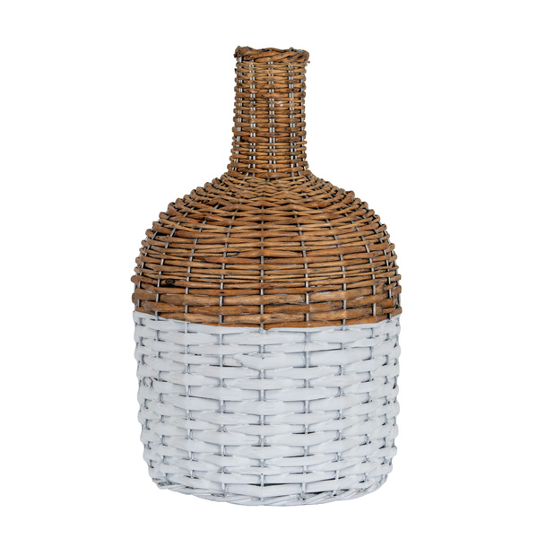 Briar Collection Wicker Bottle Vase