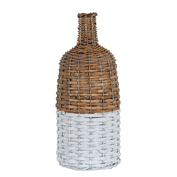 Briar Collection Tall Wicker Bottle Vase