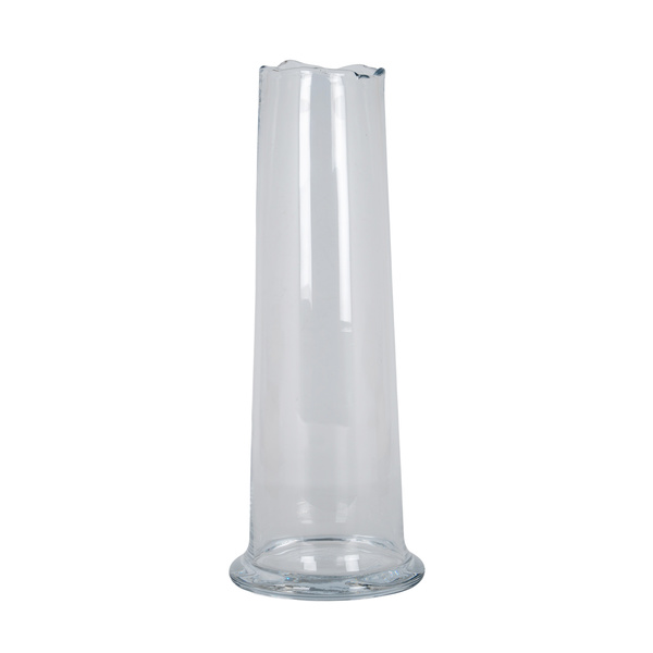 Large Wave Glass Cylinder Vase