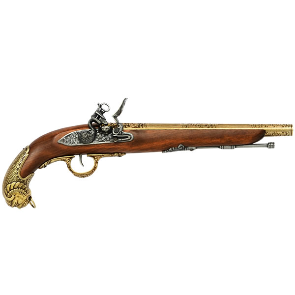 Flintlock Pistol Germany 18Th Century