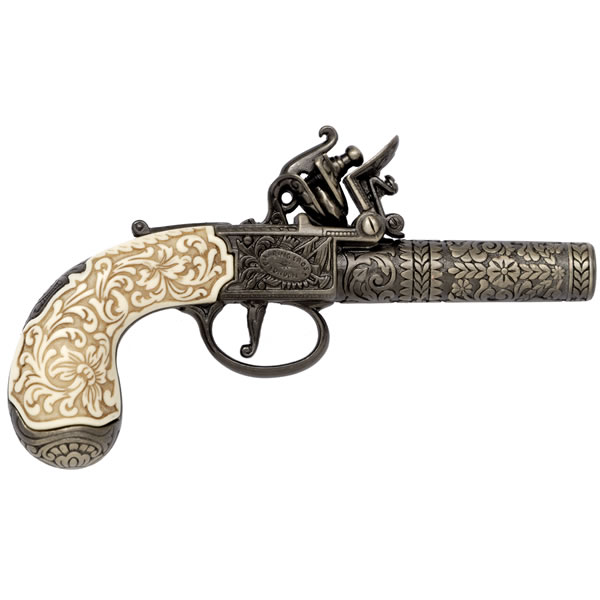 London Pocket Pistol 1795 - Ivory Handle
