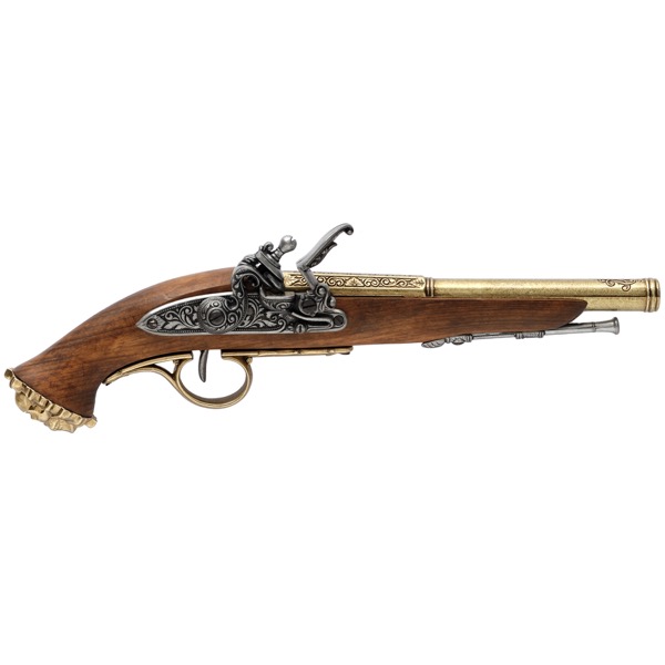 Gold Pirate Flintlock Pistol 18Th Century