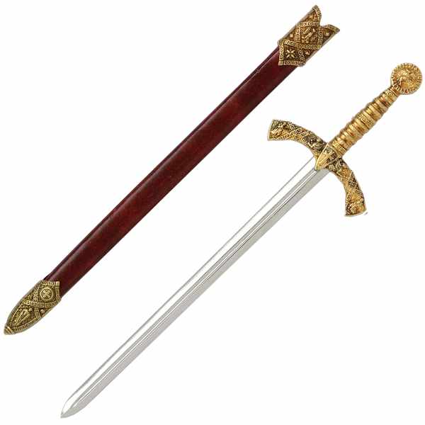 Knights Templar Letter Opener with Scabbard