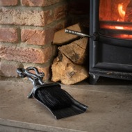 Silver Brushed Steel Crook Top Hearth Tidy Set - Thumb 3