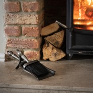 Hearth Tidy Set in Antique Pewter Effect Finish - Thumb 3