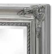 Baroque Slimline Antique Silver Full Length Mirror - Thumb 2