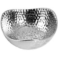 Silver Ceramic Dimple Effect Display Bowl - Small - Thumb 2