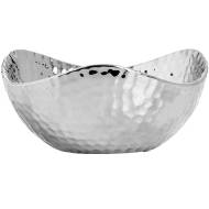 Silver Ceramic Dimple Effect Display Bowl - Small - Thumb 3