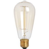 Edison Filament Teardrop Squirrel Cage Bulb - Thumb 1