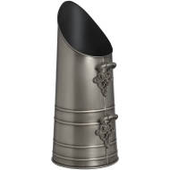 Coal Scuttle In Antique Pewter Finish - Thumb 2