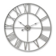 Large Silver Skeleton Wall Clock - Thumb 1