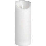 Luxe Collection 3.5 x9 White Flickering Flame LED Wax Candle - Thumb 1