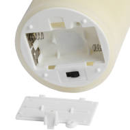 Luxe Collection 3 x 6 Cream Flickering Flame LED Wax Candle - Thumb 3