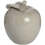 Antique Grey Small Ceramic Apple - Thumb 2