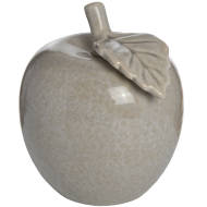 Antique Grey Small Ceramic Apple - Thumb 1