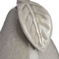 Antique Grey Small Ceramic Pear - Thumb 3