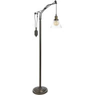 Hudson Adjustable Industrial Floor Lamp - Thumb 1
