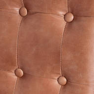 Tan Faux Leather Dining Chair - Thumb 3