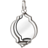 Quarterfoil Design Mirrored Candle Wallhanger - Thumb 2