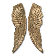 Gold Large Angel Wings - Thumb 1
