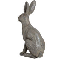 Large Metallic Hare Statue - Thumb 2