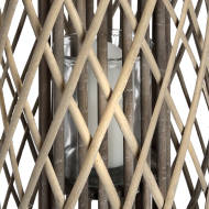 Large Standing Wicker Lantern - Thumb 2