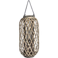 Large Standing Wicker Lantern - Thumb 1