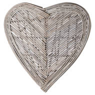 Medium Heart Wicker Wall Art - Thumb 1