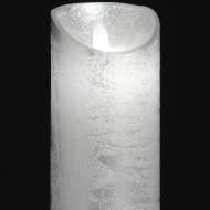 Luxe Collection 3 x 4 Silver Flickering Flame LED Wax Candle - Thumb 2