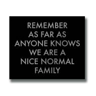 A Nice Normal Family Silver Foil Plaque - Thumb 1