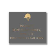 Insanity Silver Foil Plaque - Thumb 1