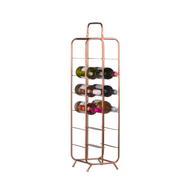 Industrial Inspired Copper Finished 12 Bottle Wine Holder - Thumb 2