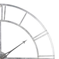 Large Silver Foil Skeleton Wall Clock - Thumb 2