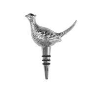 Nickel Pheasant Bottle Stopper - Thumb 1