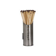Pewter Finish Logs And Kindling Buckets & Matchstick Holder - Thumb 4